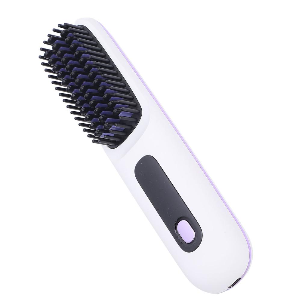 Беспроводной выпрямитель для волос, расческа с отрицательными ионами, щетка для выпрямления волос, 2000 мАч, быстрый нагрев, подогрев