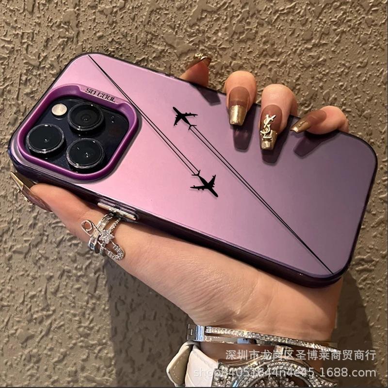 Аэрофотография подходит для Apple 15 цвет серебристый iPhone14Pro креативный 11promax матовый 16 защитный чехол 17