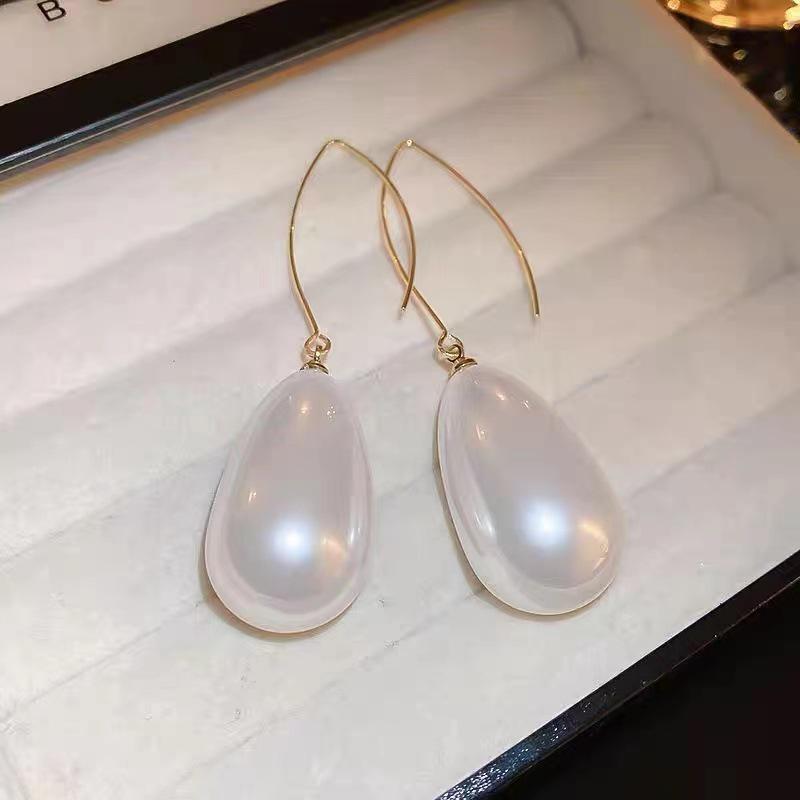 Изысканные французские минималистичные серьги-капли с жемчугом 2023 года - Элегантный нишевый дизайн для женщин