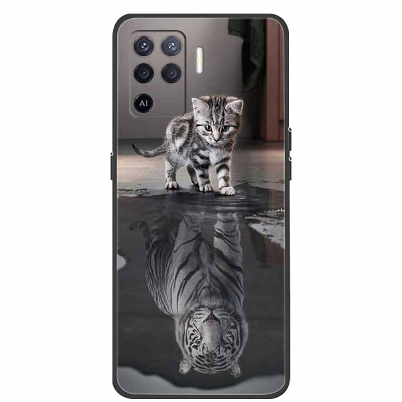 Для чехла OPPO Reno5 Lite Чехол Ударопрочный Мягкий силикон ТПУ Задняя крышка Для телефона Oppo Reno 5Z 5 Lite Чехол 5Lite CPH2205 Fundas
