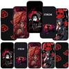 Чехол для Samsung Galaxy S25 S24 S23 iPhone 16 15 Xiaomi Redmi Note 14 13 12 16E 8 X 11 Pro Max XR OPPO Moto Huawei Akatsuki Naruto Itachi Uchiha Cover