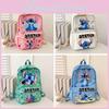Stitch Cartoon Backpack For Kids With Breathable Nylon And Cloud Cushion Straps