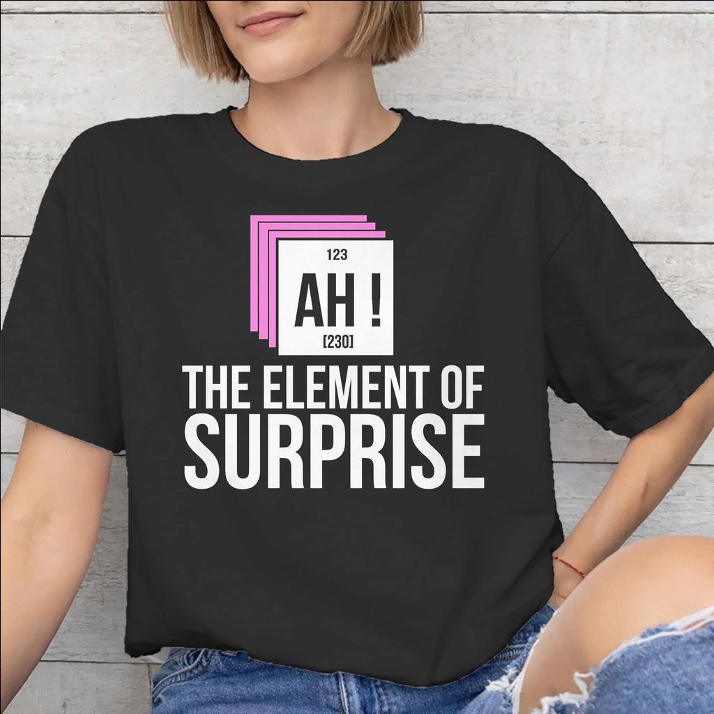 Ah The EleUnisext Of Surprise Tee Shirt for Unisex Unisex Printed T Shirts 100 Cotton Clothing
