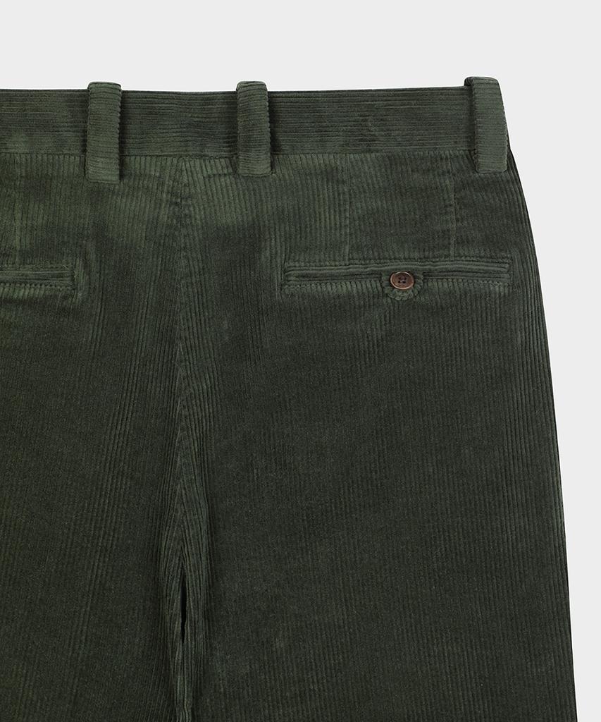 BROOKS BROTHERS Традиционный крой 8W Вельветовые брюки (оливковый) (Bbpcmm6920Kew)