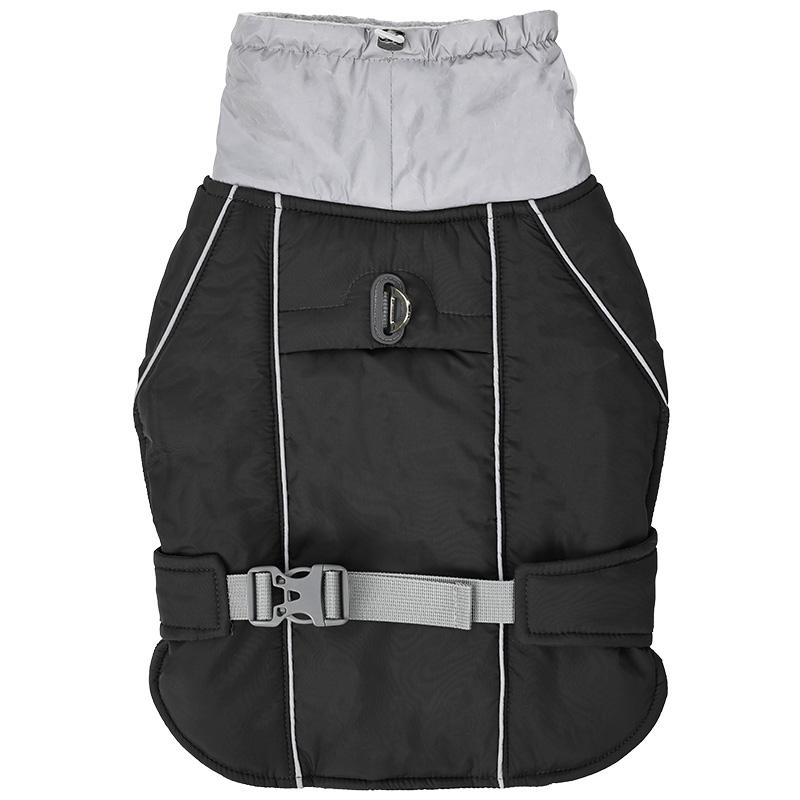 Светоотражающая куртка для собак, водонепроницаемое пальто для домашних животных, зимние теплые уличные куртки для собак с бархатом, одежда для прогулок для средних и больших собак