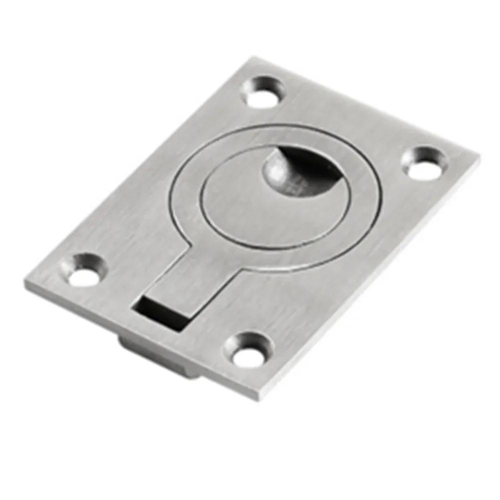 Скрытая ручка из нержавеющей стали с кольцом для пальцев, ручка-скоба для шкафа, встроенная ручка для раздвижной двери, фурнитура