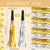 6Pcs Gold Silver Blowout Whistle Glitter Party Supplies New Years Party Blowers  Atmosphere Gifts