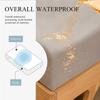 Super Waterproof Bed Mattress Cover Fitted Sheet Cartoon Printing Bed Cover Deep Pocket Bed Sheet Bedspread Home Textile(NO Pillowcase)