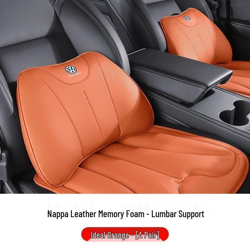 Volkswagen Lumbar Support & Headrest: Compatible with Passat, Magotan, Sagitar, Bora, Lavida, Tharu, ID3/4/6.