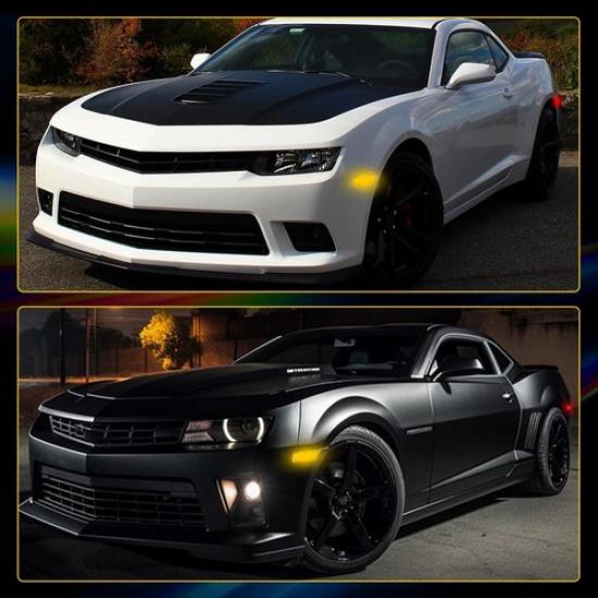 Clear 4PC Lens Marker Side Signal For 2010-2015 Light Turn Camaro Chevrolet