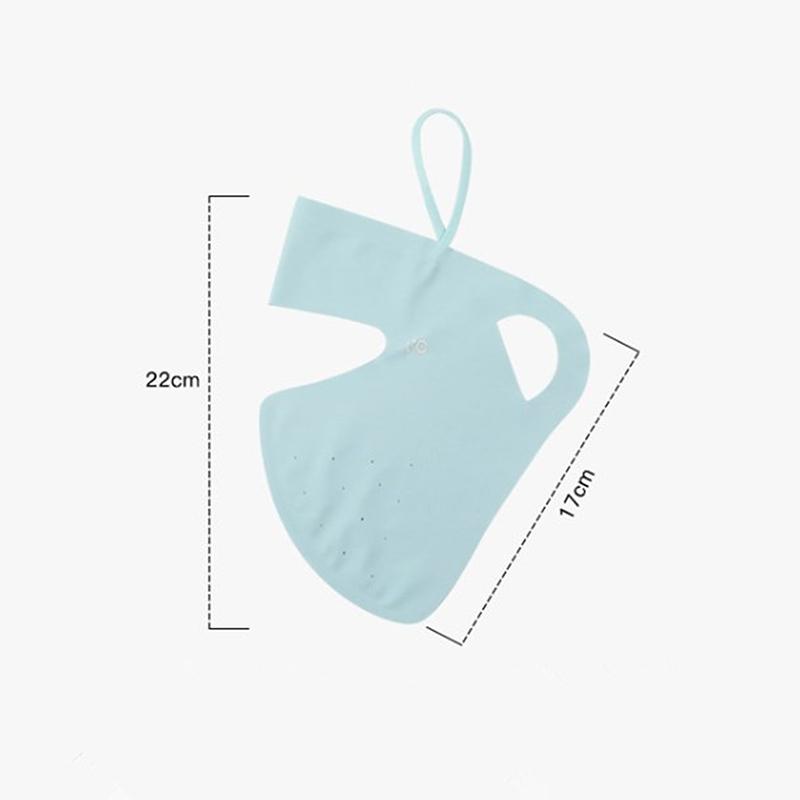 Солнцезащитная маска Traceless Women Facekini Ice Silk Anti-Ultraviel летняя дышащая тонкая маска для защиты всего лица от ультрафиолета