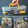 Transparent Storage Screw Box Impact-resistant Tool Storage Box Hardware Tool Box  Organizer
