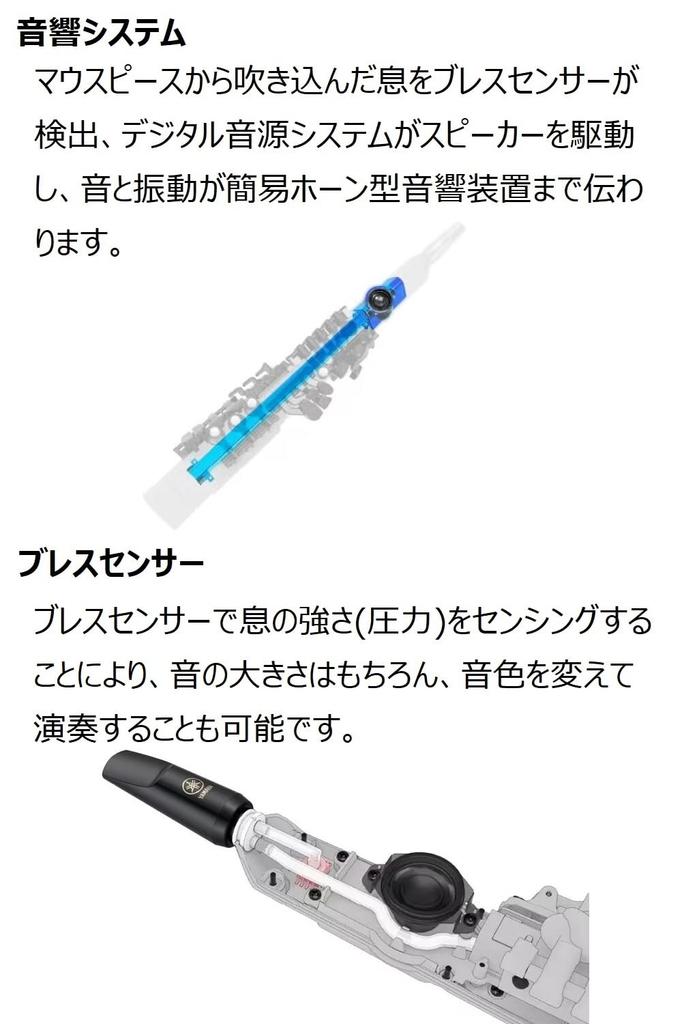 YAMAHA YAMAHA Цифровой саксофон с наушниками YDS-120 HPH-100B