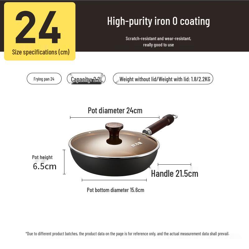 COOKER KING 24 см 0-Покрытие Кованая Жаровня с Текстурой