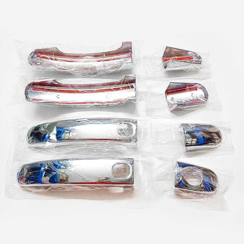 Набор из 8 хромированных накладок на ручки дверей для Ford Escape 13-19 Focus 12-18 C-Max 13-18