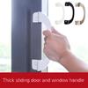 Aluminium Alloy Sliding Door Handle Punch-free Drawer Pull Handles Furniture Knobs  Sliding Door