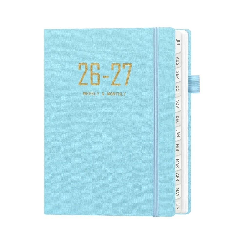Daily Planning 2027 A5 Planner Notebook with Strap Daily Planner Fabric Notebook Office Stationery