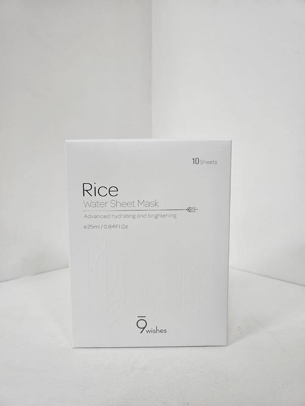 9WISHES Rice Water Sheet Mask 25ml (30669899)