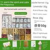 Moisture-Repelling Handmade DIY Sachet, Fragrance Bag, Materials for Making Sachets for the Dragon Boat Festival, Mugwort, Chinese Herbal Medicine
