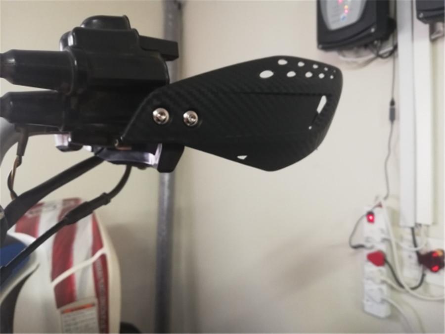 2Pcs 7/8" Motorcycle Handlebar Hand Guard Shield Crash Falling Protector Plastic