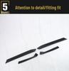Compatible with Toyota RAV4 and 26 Models Rear Spoiler Trim Decorative Glitter Sticker.