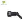 Car Fuel Line Coupler Hose 7.89mm/ID6 45° Plastic Pipe Coupler Quick Disconnect Release Connector Rubber Nylon Hose Accessories