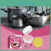Jakehoe Kitchen Stainless Steel Cleaning Paste For Pots And Pans With Sponge Included