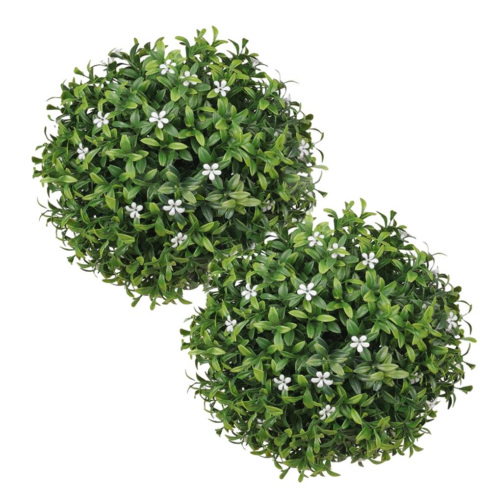 Artificial Flower Arrangement Topiary Balls Artificial Plant Balls High-Quality Synthetic Materials Indoor Outdoor Use