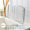 Oaks Laye Draining Mesh Basket for In and Out of the Sink, Silver, Made in Japan, LS1569