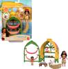 Mattel Disney Moana 2 Toy: Moana & Shimea Village Home Playset with 2 Small Dolls, Pua Figure and 15 Accessories