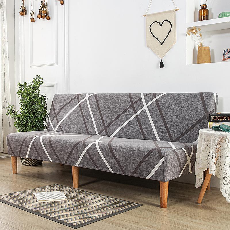 Чехол-футон для дивана без подлокотников, чехол для складного дивана, чехол для дивана, моющийся, защитный чехол для мебели для дивана без подлокотников