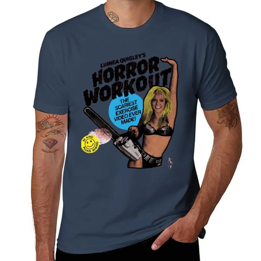 Linnea Quigleys Horror Workout T-Shirt cute clothes for a boy hippie clothes t shirts for men pack