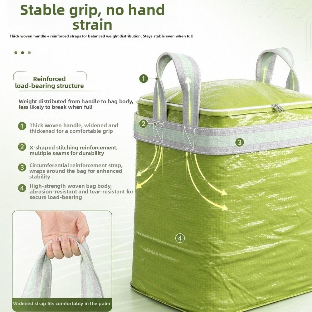 Large Capacity Storage Sack Dustproof Quilt Clothes Storage Bag Luggage Packing Bag Moving