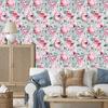 Colorful Peonies Wallpaper in Watercolor Style for Living Room and Bedroom 50x1000