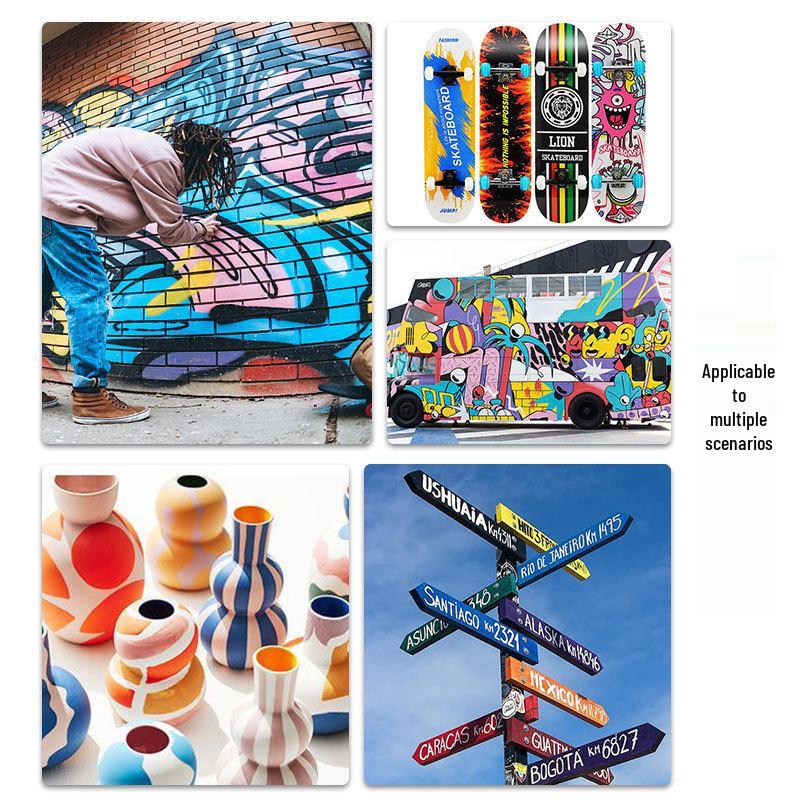 15mm Thick Acrylic Marker Pen for Anime Graffiti, Stackable Colors, Waterproof, Quick-Drying, Fade-Resistant
