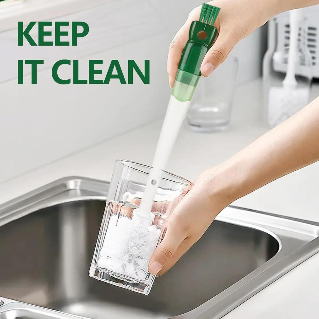 5 In 1 Mother-child Baby Bottle Cup Cleaning Brush Feeding Clean Tool Set Water Bottle Cleaning Brush Cleaning Tool Accessories