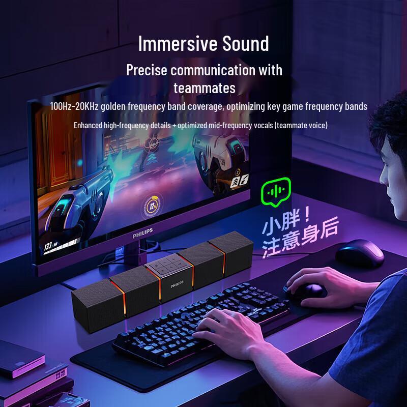 Philips SPA5600 Bluetooth Computer Gaming Speaker