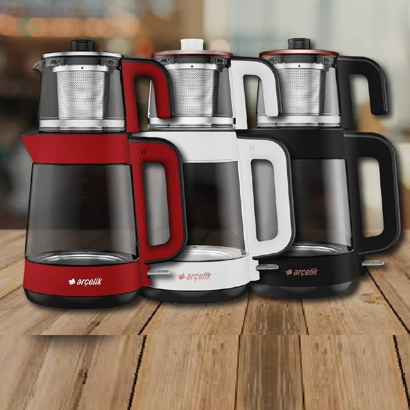 Arçelik CM 6964 K Recital Tiryaki Glass 2 Lt Автоматическая электрическая машина для приготовления турецкого чая Чайник Самовар Чайник Чайник