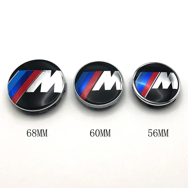 4 шт. 56/60/68 мм Колпачки на ступицу колеса автомобиля Крышка колеса Для BMW E36 E39 E46 E60 E90 E90 F01 F30 E93 G01 G20 G21 G30 G11 F15 X5 X3