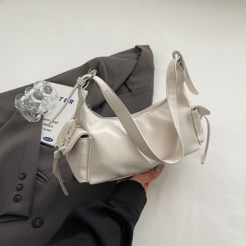 Мягкая кожаная сумка для женщин с ретро-текстурой, красная, однотонная, универсальная, через плечо, женская сумка для покупок