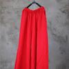 Summer Wide Leg Pants Trouser Pockets Loose Cotton Linen Women Solid Pants