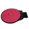 360 Degree Swivel Cushion Portable Memory Foam Rotating Vehicle Cushion for Elderly Office Camping Wine Red
