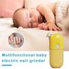 Детский электрический триммер для ногтей с 6 шлифовальными головками, 2-скоростной регулируемый аккумуляторный автоматический кусачки для ногтей, многофункциональный для ногтей на ногах и руках