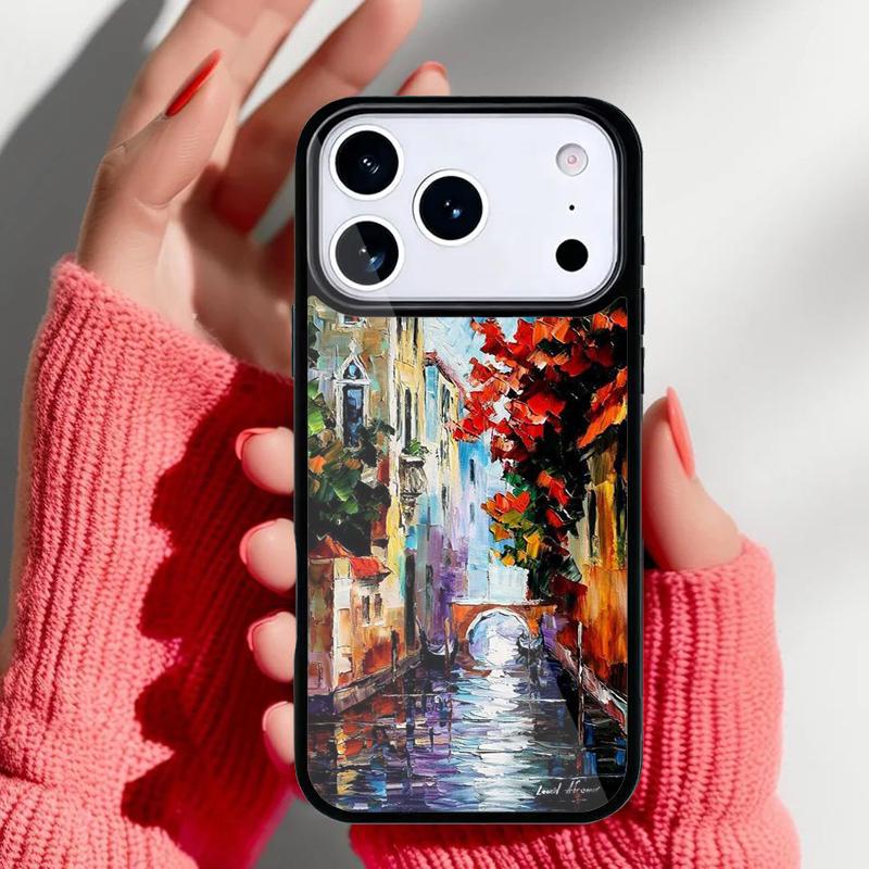 Красочный Радужный Акварельный Чехол для Телефона для iPhone 17 16 15 14 13 Pro Max Задняя Крышка для 12 11 Pro Coque