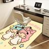 Office Rug Little Twin Stars, Anime Characters Anti-Slip Rug, Machine Washable for Living Room, Bedroom, Office, Multiple Sizes, Bedroom Mat, Decorati