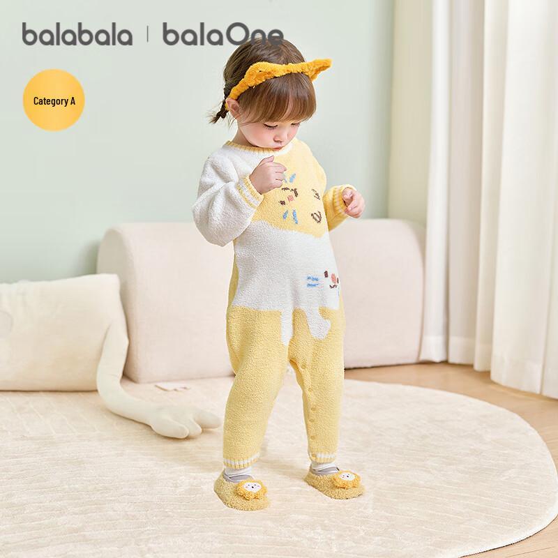 Зимний флисовый комбинезон Balabala для новорожденных