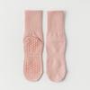 Ladies Spring and Autumn Pure Cotton Fitness Yoga Pilates Non Slip Sports Floor Mid Tube Socks