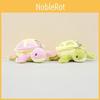 Charming Green And Pink Plush Turtle Keychain Cuddly Cartoon Toy For Kids