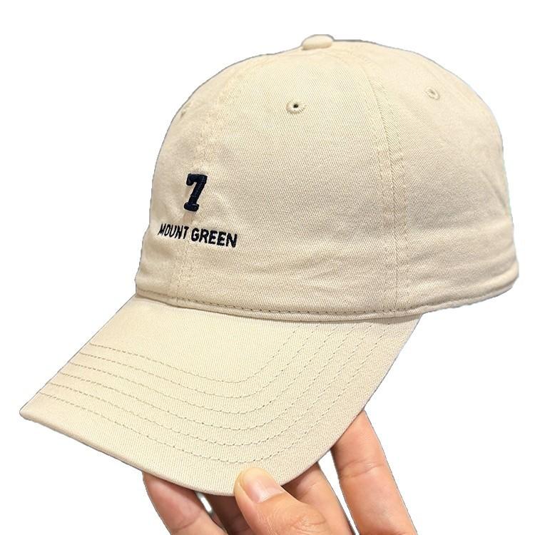 Three-dimensional letter embroidery baseball cap children couple soft top versatile sunshade ins cap men's autumn tide