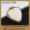 2 Buttons TPU Key Case Cover for TOYOTA Corolla Hilux Vitz Rav4 Aqua Camry Land Cruis Remote Key Shell Fob
